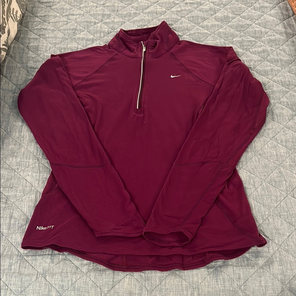 Nike Plum Half-Zip Pullover